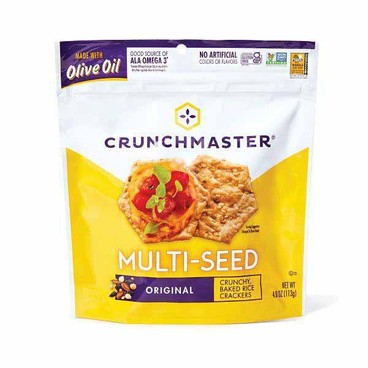 Crunchmaster CrackersBuy 1 Get 1 FREEFree item of equal or lesser price. 
3.54 or 4-oz pkg.
