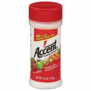 Accent Flavor EnhancerBuy 1 Get 1 FREEFree item of equal or lesser price.
4.5-oz bot.