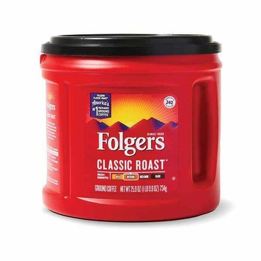 Folgers Ground CoffeeBuy 1 Get 1 FREEFree item of equal or lesser price.
19.2 to 25.9-oz can