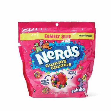 Nerds Gummy ClustersBuy 1 Get 1 FREEFree item of equal or lesser price.
Or Haribo, Albanese, Trolli, Sour Patch Kids, or Swedish Fish Candies, 18.5 to 36-oz pkg.