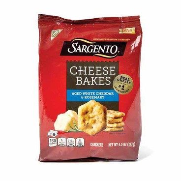 Sargento Cheese Bakes CrackersBuy 1 Get 1 FREEFree item of equal or lesser price.
4.5-oz bag; or Nabisco Newtons Cookies or Nilla Wafers, 10 or 11-oz pkg.