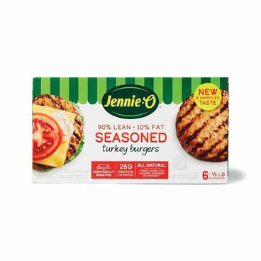 Jenny-O Turkey BurgerBuy 1 Get 1 FREEFree item of equal or lesser price.
Seasoned or 90% Lean All White Meat, Sold Frozen, 32-oz pkg.; or Philly Gourmet Sandwich Steaks, 21-oz pkg.