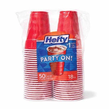 Hefty Party CupsBuy 1 Get 1 FREEFree item of equal or lesser price.
Plastic, 18-oz, 50-ct. pkg.