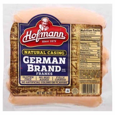 Hofmann German Brand FranksBuy 1 Get 1 FREEFree item of equal or lesser price.
14-oz pkg.; or Sahlen's Hot Dogs, 13.7 or 16-oz pkg.