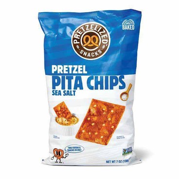 Pretzelized Snacks Pretzel Pita ChipsBuy 1 Get 1 FREEFree item of equal or lesser price. 
7-oz pkg.