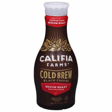 Califia Farms Cold Brew CoffeeBuy 1 Get 1 FREEFree item of equal or lesser price.
Or Iced Coffee, Oatmilk, Almondmilk, or Coconut Almondmilk, 48-oz bot.