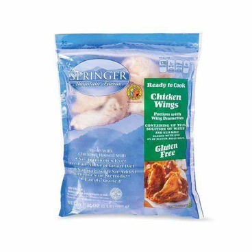 Springer Mountain Farms Chicken WingsBuy 1 Get 1 FREEFree item of equal or lesser price.
Individually Quick Frozen, 32-oz pkg.; or Chicken Wings; or Chicken Breast: Chunks, Strips, Slices, or Nuggets; or Skinny Butcher Crazy Crispy Chicken: Bites, Tenders, or Breasts, 24-oz pkg. 
(Sold Frozen)