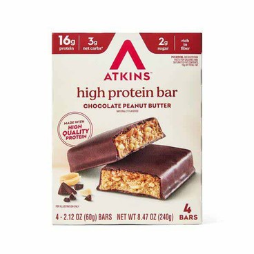 Atkins High Protein Snack BarBuy 1 Get 1 FREEFree item of equal or lesser price.
4-pk. 1.7 to 2.12-oz box