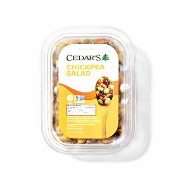 Cedar's Chickpea SaladBuy 1 Get 1 FREEFree item of equal or lesser price. 
Or Black Bean Salad or Stuffed Grape Leaves, Located in the Deli, 8 or 10-oz pkg.