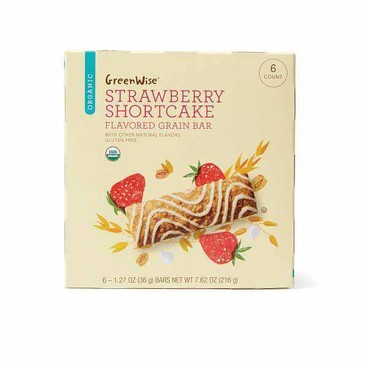 GreenWise Organic Grain BarsBuy 1 Get 1 FREEFree item of equal or lesser price. 
6-pk. 7.62-oz box