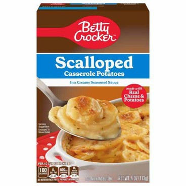 Betty Crocker PotatoesBuy 1 Get 1 FREEFree item of equal or lesser price.
4-oz box; or McCormick Seasoning, Sauce, Marinade, or Gravy Mix, .75 to 2.64-oz; or French's Chili-O Seasoning Mix, 1.75-oz pkg.