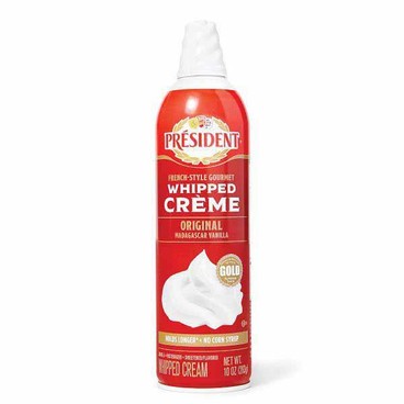Pr&eacute;sident Whipped Cr&egrave;meBuy 1 Get 1 FREEFree item of equal or lesser price.
Original Madagascar Vanilla or Extra Creamy, 10-oz can