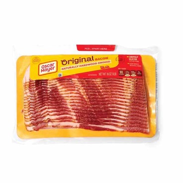 Oscar Mayer BaconBuy 1 Get 1 FREEFree item of equal or lesser price.
Or Jennie-O Turkey Sausage Chub; or Smithfield Sausage Links, Patties, or Rolls, 12 or 16-oz pkg.