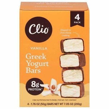 Clio Greek Yogurt BarBuy 1 Get 1 FREEFree item of equal or lesser price.
Vanilla or Strawberry, 7.05-oz box