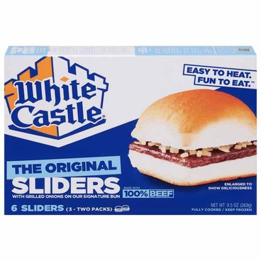 White Castle SlidersBuy 1 Get 1 FREEFree item of equal or lesser price.
9.5 or 11-oz box