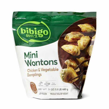 Bibigo Mini WontonsBuy 1 Get 1 FREEFree item of equal or lesser price.
24-oz; or Dumplings, 6.6 or 9-oz, Entr&eacute;es, 10-oz, or Korean Style Skillet Meals, 18-oz pkg.; or Tastee Choice Entr&eacute;es, 20-oz bag