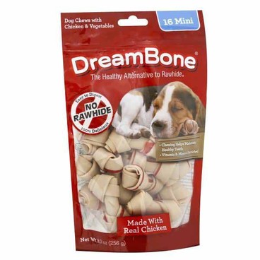 Dreambone Dog ChewsBuy 1 Get 1 FREEFree item of equal or lesser price.
Chicken & Vegetables Sticks Wrapped Made With Real Chicken, or Rawhide-Free Vegetable & Chicken Mini Chews or Sticks With Sweet Potato, 7 or 9-oz bag