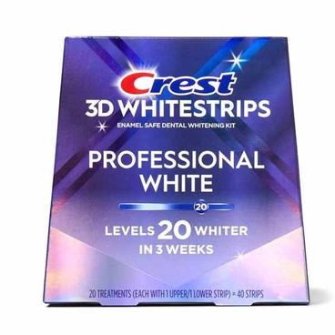 Crest 3DWhitestrips Dental Whitening KitBuy 1 Get 1 FREEFree item of equal or lesser price.
Professional White, 20-ct. box