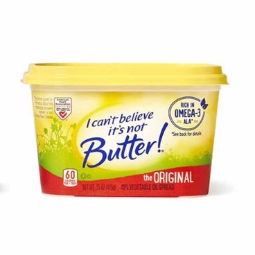 I Can't Believe It's Not Butter! SpreadBuy 1 Get 1 FREEFree item of equal or lesser price.
8 to 16-oz or 2-pk. 7.5-oz pkg.