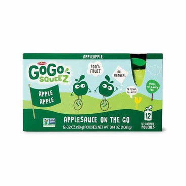 Gogo Squeez ApplesauceBuy 1 Get 1 FREEFree item of equal or lesser price.
Yogurtz, Smoothiez, or Fruit & Veggiez On the Go, 10-pk. 3-oz or 12-pk. 3.2-oz pouch