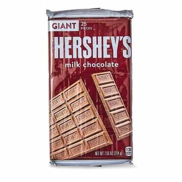 Hershey's Milk Chocolate Giant BarBuy 1 Get 1 FREEFree item of equal or lesser price.
Or Almond, Special Dark, or Symphony Almonds and Toffee, 7.37 or 7.56-oz pkg.