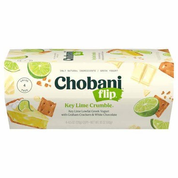 Chobani Greek YogurtBuy 1 Get 1 FREEFree item of equal or lesser price.
Flip, Zero Sugar, Less Sugar, or 20g Protein, 4-pk. 4.5 to 6.7-oz cup