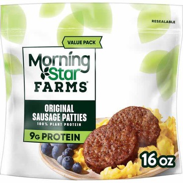 Morningstar Farms Veggie ProductsBuy 1 Get 1 FREEFree item of equal or lesser price.
Value Packs, 16 to 21-oz or Riblets, 10-oz pkg.; or Evol. Entr&eacute;e, 8 to 11-oz box 
(Excluding Morningstar Farms Entr&eacute;es)