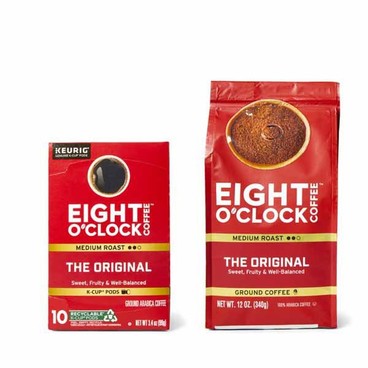 Eight O'Clock K-Cup CoffeeBuy 1 Get 1 FREEFree item of equal or lesser price.
10-ct. box or Whole Bean or Ground, 10  to  11.5-oz  bag