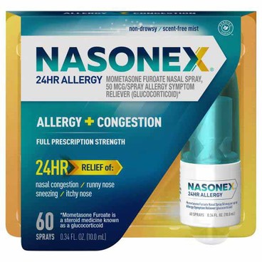 Nasonex Allergy & Congestion Nasal SprayBuy 1 Get 1 FREEFree item of equal or lesser price.
.34-oz box