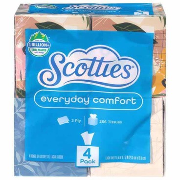 Scotties Facial TissueBuy 1 Get 1 FREEFree item of equal or lesser price.
Everyday Comfort, 2-Ply; or Triple Soft, 3-Ply, 4-pk. box