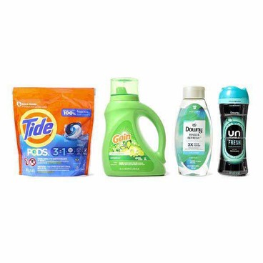 Tide or Gain Laundry DetergentBuy 1 Get 1 FREEFree item of equal or lesser price.
10 or 19-ct. or 29 to 46-oz; or Downy or Gain Fabric Rinse, 25.5-oz; or Downy In-Wash Scent Booster, 6.9 to 8.3-oz pkg. 
(Excluding Tide Simply)