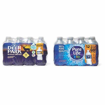 Deer Park Spring WaterBuy 1 Get 1 FREEFree item of equal or lesser price.
Or Pure Life Purified Water, 12-pk. 12-oz bot.