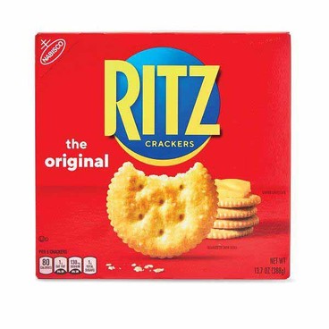 Nabisco Ritz CrackersBuy 1 Get 1 FREEFree item of equal or lesser price.
Or Oreo Cookies, 7.9 to 14.03-pkg. or Sargento Crackers, 4.5-oz bag
(Excluding Family Size)