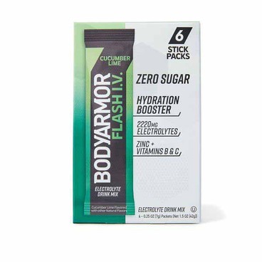 Bodyarmor Flash I.V. Electrolyte Drink Mix SticksBuy 1 Get 1 FREEFree item of equal or lesser price.
6-ct. ctn.