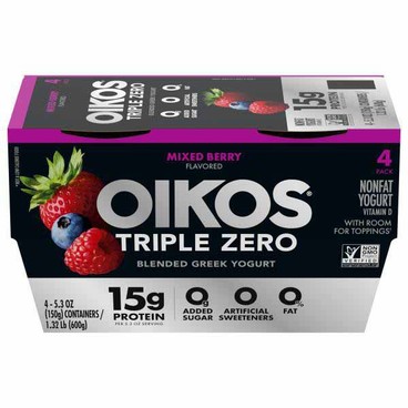 Oikos Triple Zero Blended Greek YogurtBuy 1 Get 1 FREEFree item of equal or lesser price.
Or Too Good Yogurt, 4-pk. 5.3-oz pkg.