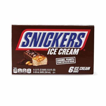 Snickers or Twix Ice Cream Bars or Nick's, Phillyswirl, Baskin-Robbins, or Halo Top Ice CreamBuy 1 Get 1 FREEFree item of equal or lesser price.
12-oz box or 14 to 21-oz pkg.