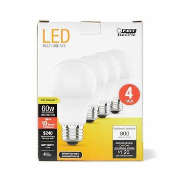 Feit Electric LED Light BulbsBuy 1 Get 1 FREEFree item of equal or lesser price.
1 to 4-ct. pkg.