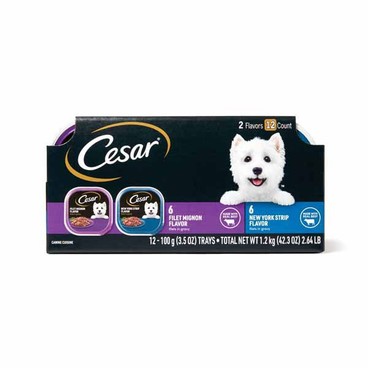 Cesar Canine CuisineBuy 1 Get 1 FREEFree item of equal or lesser price.
12-pk. 3.5-oz pkg.