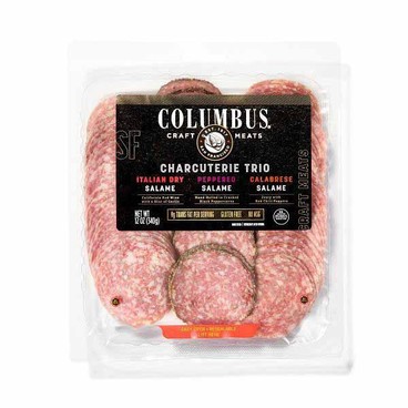 Columbus Charcuterie TrioBuy 1 Get 1 FREEFree item of equal or lesser price. 
6 or 12-oz pkg. or Italian Dry or Peppered Salame, 10-oz pkg.