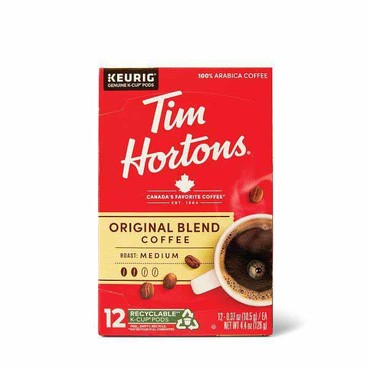 Tim Hortons K-Cup Coffee PodsBuy 1 Get 1 FREEFree item of equal or lesser price. 
Or Hot Chocolate, 10 or 12-ct. box or Ground Coffee, 12-oz bag