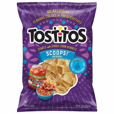 Tostitos Tortilla ChipsBuy 1 Get 1 FREEFree item of equal or lesser price.
9 to 13-oz bag 
(Excluding Baked, Simply, and Party Size)
