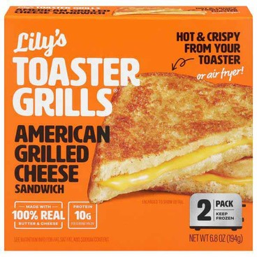 Lily's Toaster Grills SandwichBuy 1 Get 1 FREEFree item of equal or lesser price.
6.7 to 7.3-oz box; or Tast!ez Snacks, 11-oz box; or Sandwich Bros. Melts Pita Sandwiches, 13.5 to 15.6-oz box