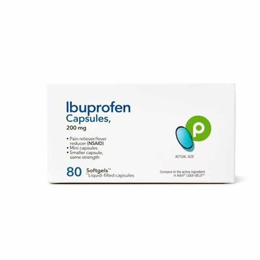 Publix IbuprofenBuy 1 Get 1 FREEFree item of equal or lesser price.
100-ct. pkg.