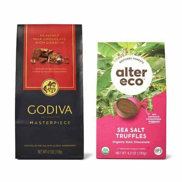 Godiva Chocolate TrufflesBuy 1 Get 1 FREEFree item of equal or lesser price.
4.1-oz bag; or Alter Eco Dark Chocolate Truffles, 4.2-oz bag
