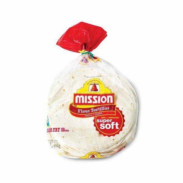 Mission Flour TortillasBuy 1 Get 1 FREEFree item of equal or lesser price.
Small Fajita or Soft Taco Size, 20-ct. 23 or 35-oz bag; or Guerrero Fajita Flour Tortillas, 20-ct. 22.5-oz bag