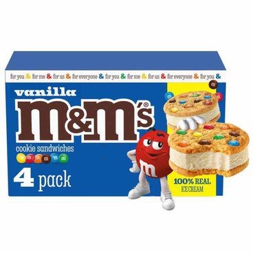 M&M's Ice Cream Cookie SandwichesBuy 1 Get 1 FREEFree item of equal or lesser price.
16-oz box