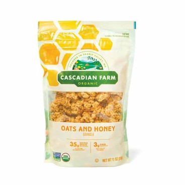 Cascadian Farm Organic Granola or Organic CerealBuy 1 Get 1 FREEFree item of equal or lesser price.
11-oz bag; or 9.2 to 13.5-oz box