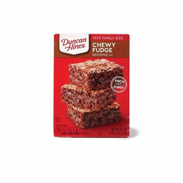 Duncan Hines Brownie MixBuy 1 Get 1 FREEFree item of equal or lesser price.
Or Cake, Cookie, Muffin, or Cornbread Mix, 8.5 to 18.3-oz box; or Frosting, 16-oz tub