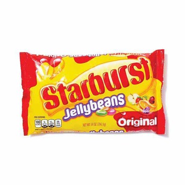 Starburst JellybeansBuy 1 Get 1 FREEFree item of equal or lesser price.  
Or Sour Patch Kids, Skittles, Trolli Sour Brite, Sweetarts, Nerds Big Chewy, or Mike & Ike, 10 to 14-oz bag 
(While Quantities Available)