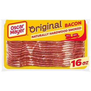Oscar Mayer BaconBuy 1 Get 1 FREEFree item of equal or lesser price.
Or Greenfield Meat Co. or Hatfield; or Johnsonville Sausage; or Jimmy Dean Pork Sausage; or Reser's Diced Potatoes or Hash Browns, 12 to 24-oz pkg.